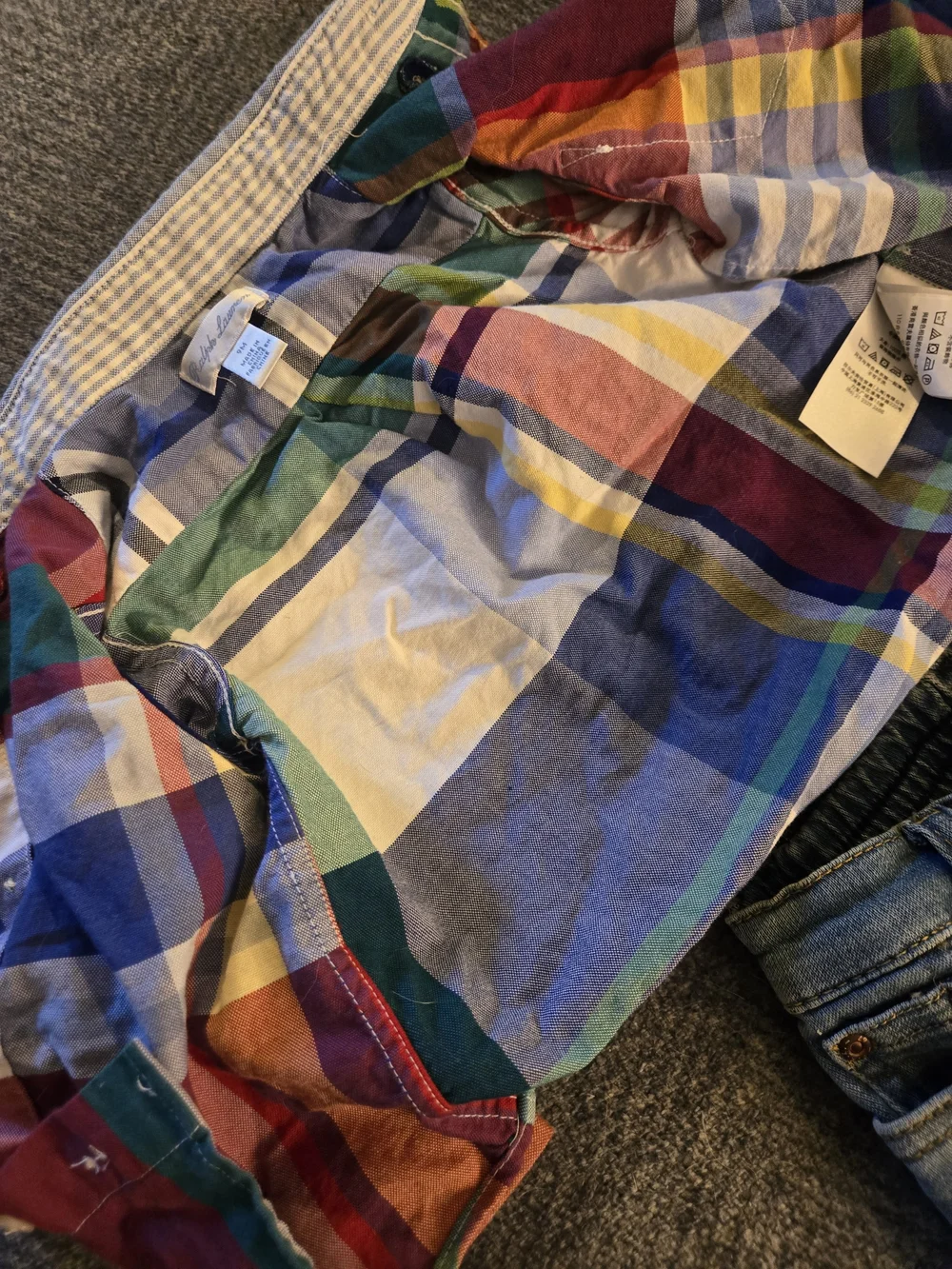 Ralph Lauren Multicolor Plaid Button-Down Shirt
